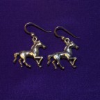 Horse Silver Earrings
